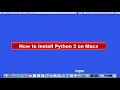 Python for beginners - 2020 Full Course