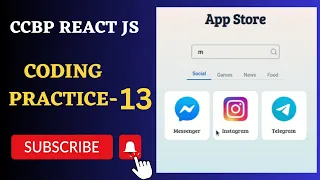 App Store Coding Practice 13 REACT JS NxtWave CCBP 4 0
