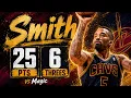 JR Smith 25 pts 6 threes vs Magic season