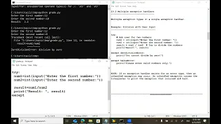 10 2 Multiple exception handlers