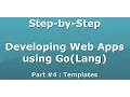 Step-by-Step Developing Web Apps using Go Lang Part Templates