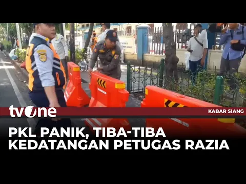 Penertiban PKL, Para Pedagang di RSCM Kalang Kabut Selamatkan Barang Dagangan