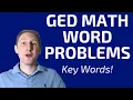 Get More GED Math Word Problems Right with Key Words