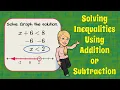 Solving an Inequality Using Addition or Subtraction 7 EE B 4