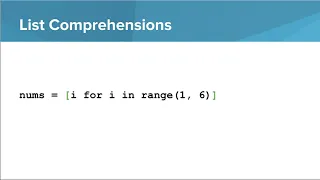 Python - List Comprehensions