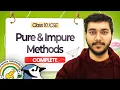Pure Impure Methods in Java ICSE Class 10