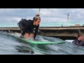 Surfing Contest in costumes for the Scare and Tear in Manhattan Beach