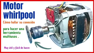 ✅ Cómo hacer herramienta multiusos desde un motor de lavadora Whirlpool. DIY Home Made tool 👍