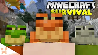 TAMING EVERY FROG in Minecraft 1 19 Survival