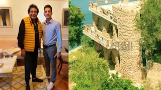 شاهد بالفيديو جولة داخل فيلاالكينج محمد منير في اسوان غاية في الجمال والفخامة والاناقة 