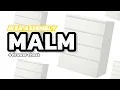 Mastering MALM - 4 drawer chest A Guide to Effortless IKEA Furniture Assembly