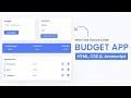 Budget App With Javascript Step By Step Javascript Project