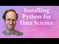 Installing Python for Data Science
