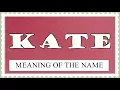 MEANING OF THE NAME KATE WITH FUN FACTS HOROSCOPE