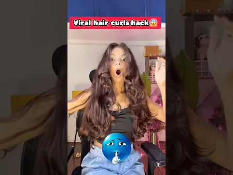 Trying viral Heatless Curls 🤯 best finds amazing results #youtubeshorts #hair #shorts #vlog