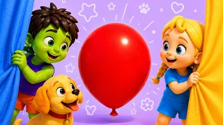 Catch the Balloon! 🎈🏃 | Fun Kids Song by Doggy Doggy Cartoons