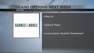 Barnes Noble opening in Dubuque on May 1