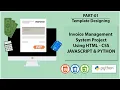 Invoice Management System Project Using HTML CSS JAVASCRIPT