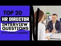 HR Director Interview Questions and Answers for 2025