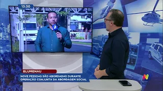 Nove pessoas são abordadas durante operação conjunta da Abordagem Social