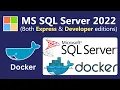 Microsoft SQL Server On Docker Install Configure