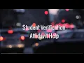 Student Affidavit Help