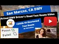 ACTUAL TEST COVID-19 ROUTE San Marcos DMV Driver s Test Route Behind The Wheel License Tip
