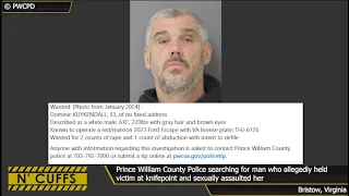 Prince William County Police looking 4 man who held victim at knifepoint and sexually assaulted her