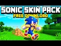 HOW to Download Alphs SONIC THE HEDGEHOG Skin Pack Links in the comments