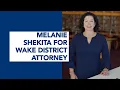 Melanie Shekita Plan for Wake County as a District Attorney Candidate