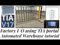Factory IO tutorial Automated Warehouse TIA portal S7-1200 PLC
