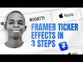 Framer Ticker Effect Tutorial Advanced Infinite Loop Animation in 7 Minutes
