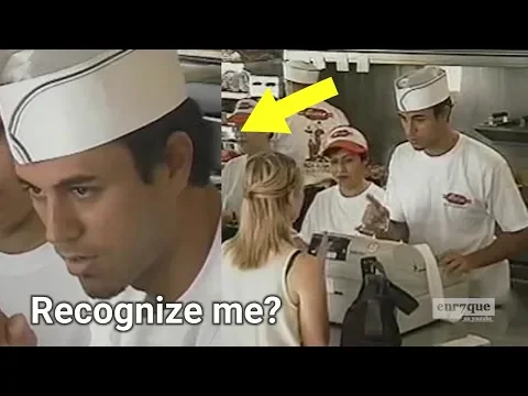 Download MP3 Enrique Iglesias verkauft Burger, baggert Frauen an und spielt älteren Leuten Streiche
