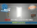PART 5 Sketchup 2021 Rectangle And Rotated Rectangle Essential Training For Beginner