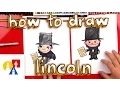 How To Draw A Cartoon Abraham Lincoln