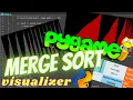 Merge Sort Visualization in Python using Pygame module