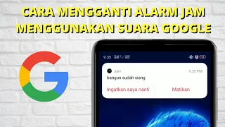how to create an alarm sound using google voice wake up its late