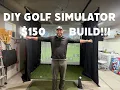 You won t believe how much I built this DIY Retractable Golf Simulator for