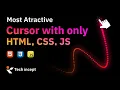 Neon Cursor Animation 2 HTML CSS JavaScript Attractive Animation Tech Incept