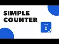 Simple Counter Using Html Css and JS Beginner Project