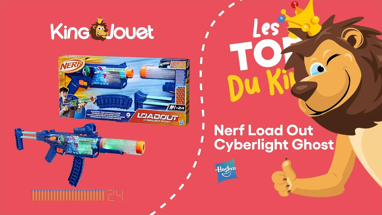 King Jouet — King Jouet - Nerf Load Out Cyberlight Ghost (YouTube video ad)