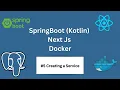 Creating a Service SpringBoot Kotlin and Postgres Rest API