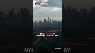 Timelapse Captures Massive Storm Roll Through NYC Engulfing the Big Apple Skyline