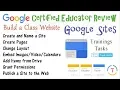 New Google Sites Build a Class Website