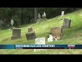 Restoring Old Lick Cemetary in Roanoke
