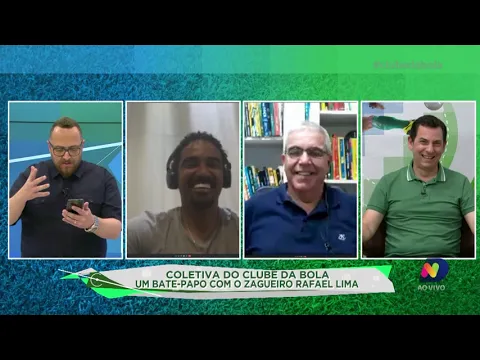 Coletiva do Clube da Bola: entrevista com o zagueiro Rafael Lima