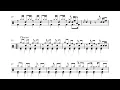 Nightglow Dreamer - 溫蒂漫步, Billyrrom (Drum Sheet)
