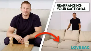 Rearranging Your Sactional Configuration w Shawn Nelson Product How-To Series w Lovesac CEO