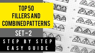 Set 2 Top 50 Fillers and Combined Patterns for Mandala A Dottin - Diary