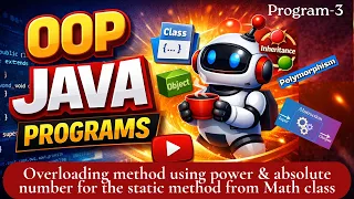 Overloading Methods using Math Class OOP Java Programs Explained JAVA OOP Padho Engineering